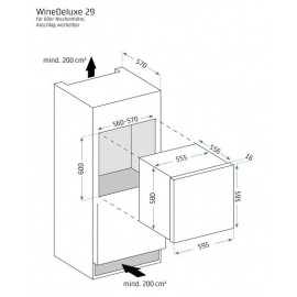 Винный шкаф CASO WineDeluxe E 29