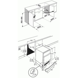 Встраиваемый холодильник SMEG u3l080p
