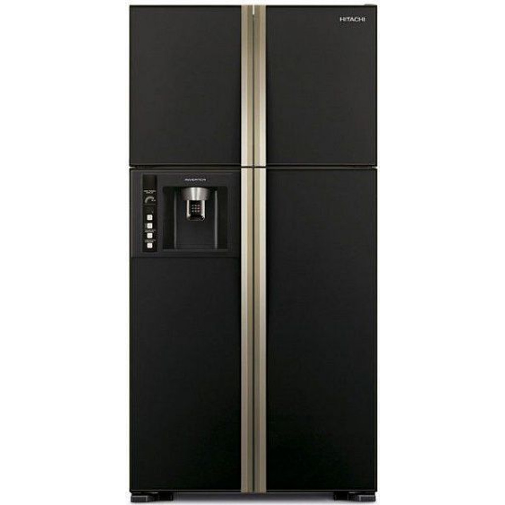 Холодильник HITACHI r-w662 pu3 gbk черный