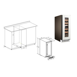 Винный шкаф TEMPTECH OX30DRW