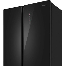 Холодильник WEISSGAUFF WSBS 1036 Inverter NoFrost Premium Black Glass