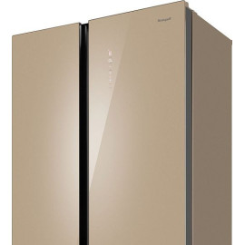 Холодильник WEISSGAUFF WSBS 1036 Inverter NoFrost Premium Сhampagne Glass