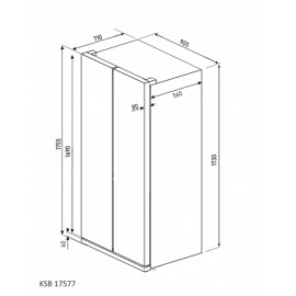 Холодильник KUPPERSBERG KSB 17577 CG