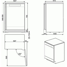 Винный шкаф SMEG CVF338X
