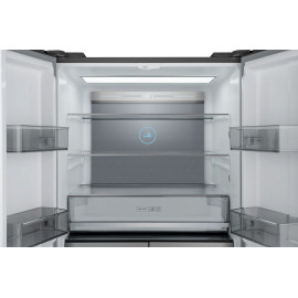 Холодильник WEISSGAUFF WCD 590 NoFrost Inverter Premium EcoFresh Inox Glass