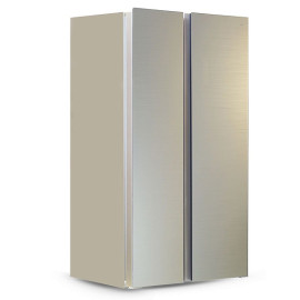 Холодильник GINZZU NFK-605 Gold glass