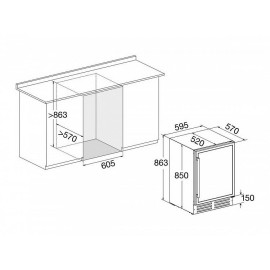 Винный шкаф TEMPTECH VWCR46DS