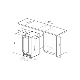 Винный шкаф LEX LWD3020BL