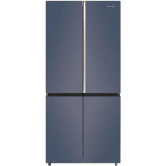 Холодильник WEISSGAUFF WCD 590 NoFrost Inverter Premium Biofresh Blue Glass