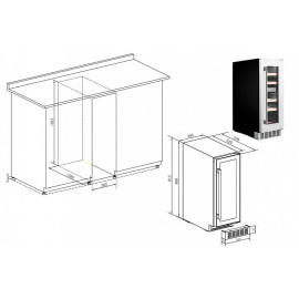 Винный шкаф TEMPTECH OX30DX