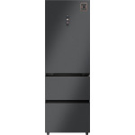 Холодильник WEISSGAUFF WFD 450 Total NoFrost Inverter Dark Grey Built-in