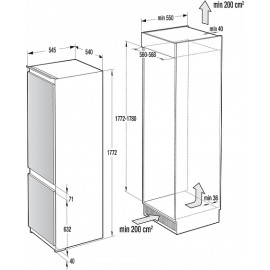 Холодильник GORENJE NRKI4182P1