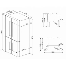 Холодильник SMEG FQ60X2PE1