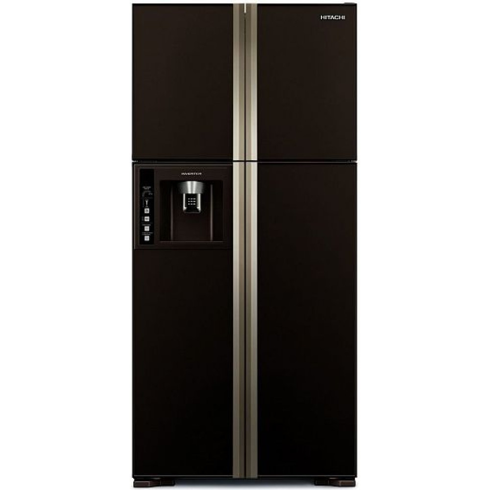Холодильник HITACHI r-w662 fpu3x gbw темно-коричневый