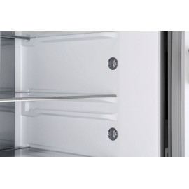 Холодильник WEISSGAUFF WCD 590 NoFrost Inverter Premium EcoFresh Inox Glass