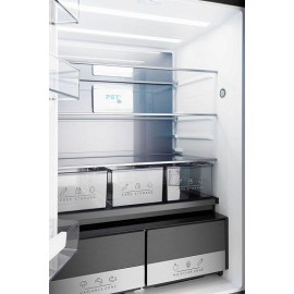 Холодильник WEISSGAUFF WCD 480 Total NoFrost Inverter Silk Inox Built-in