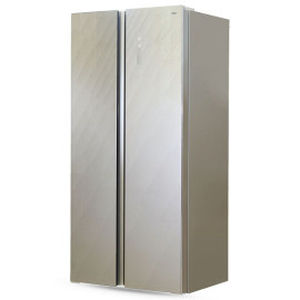 Холодильник Ginzzu NFK-465 Gold glass