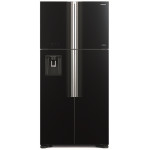 Холодильник HITACHI R-W 662 PU7 GBK черное стекло