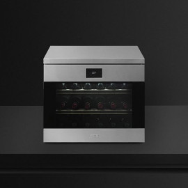 Встраиваемый винный шкаф SMEG CVF318X