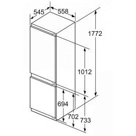 Холодильник BOSCH KIN86AFF0