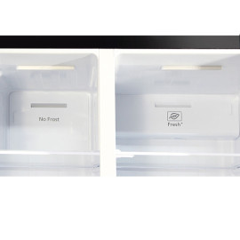 Холодильник GINZZU NFK-610 Black glass