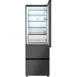 Холодильник WEISSGAUFF WFD 450 Total NoFrost Inverter Dark Grey Built-in