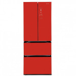 Холодильник TESLER RFD-361I RED GLASS