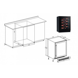 Винный шкаф TEMPTECH PRESPROX60SRB