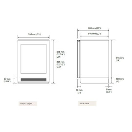 Винный шкаф SIGNATURE SKSUW2401G