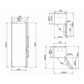 Холодильник SMEG FC450X2PE