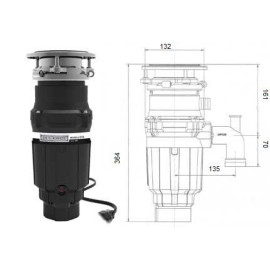 Измельчитель бытовой BONE CRUSHER BC610