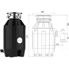 Измельчитель пищевых отходов BONE CRUSHER BC 910 AS