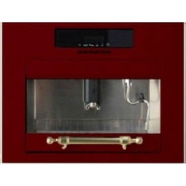 Встраиваемая кофеварка ILVE ES-645C TKA бордо ручка бронза