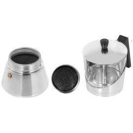 Кофеварка ITALCO Cristallo Induction нерж.сталь серебристый (255600/HDM)