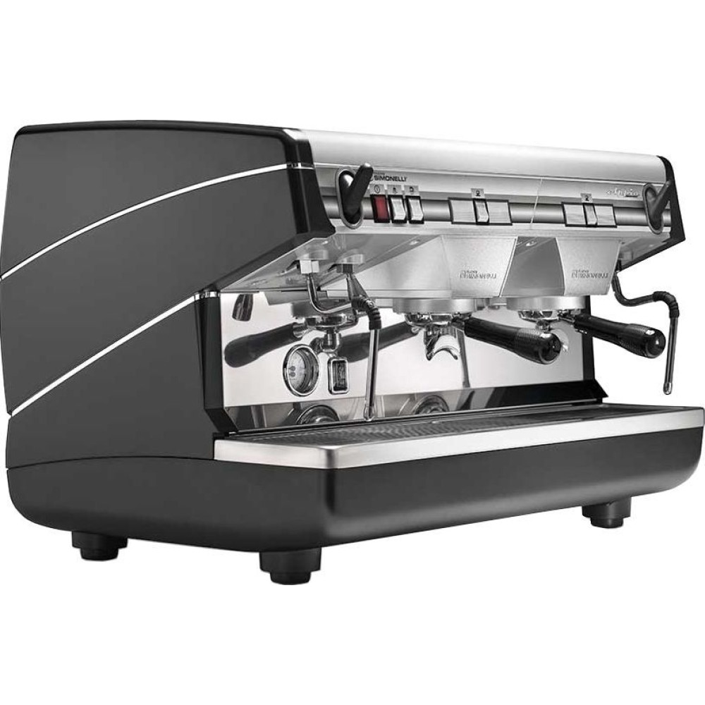 Кофемашина NUOVA SIMONELLI Appia II 2Gr S black high groups