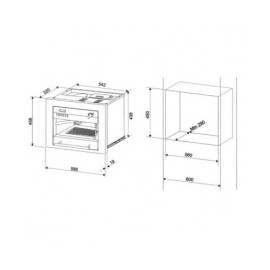 Встраиваемая кофеварка ILVE ES-645SТК бордо