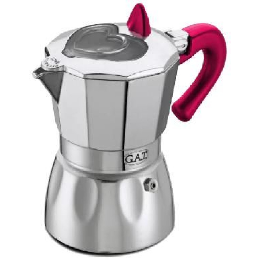 Кофеварка G.A.T. Valentina 104909 N розовый