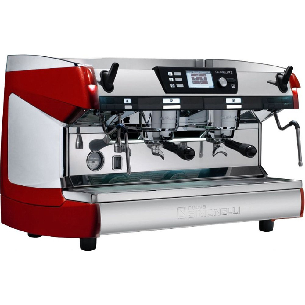 Кофемашина NUOVA SIMONELLI Aurelia II T3 2Gr S red