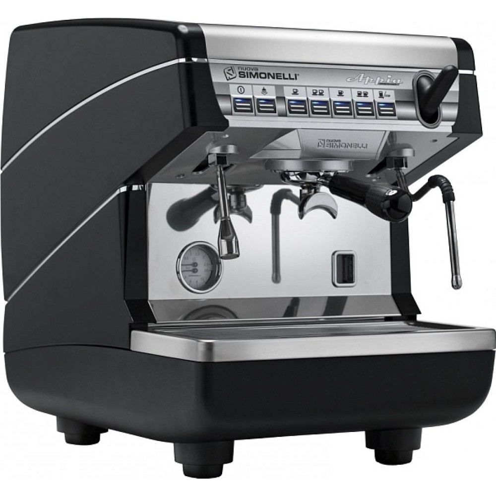 Кофемашина NUOVA SIMONELLI Appia II 1Gr V black