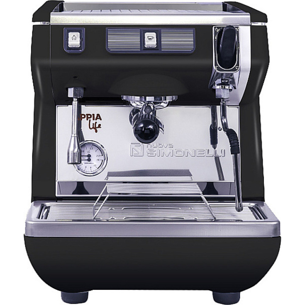 Кофемашина NUOVA SIMONELLI APPIA LIFE 1 GR S black высокие группы