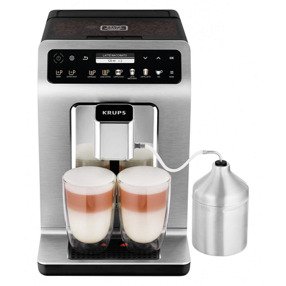Кофемашина Krups EA894T10 серебристый