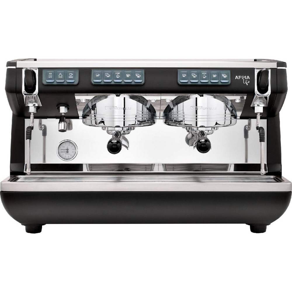 Кофемашина NUOVA SIMONELLI APPIA LIFE 2 GR V black высокие группы + экономайзер