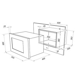 Микроволновая печь MAUNFELD MBMO.25.8S