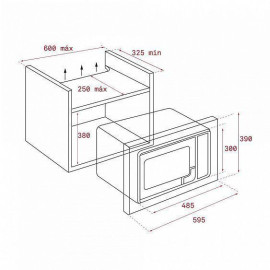 Микроволновая печь TEKA MS 620 BIS(40584010)