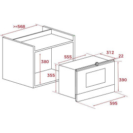 Микроволновая печь TEKA ML 8220 BIS L WHITE (112030000)