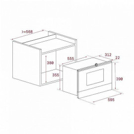 Микроволновая печь Teka ML 822 BIS L white