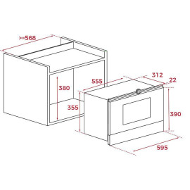 Микроволновая печь TEKA ML 8220 BIS L STEAM GREY (112030004)