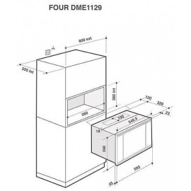 Микроволновая печь DE DIETRICH DME7121W