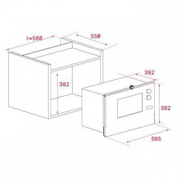 Микроволновая печь Teka ML 825 TFL (40590640)