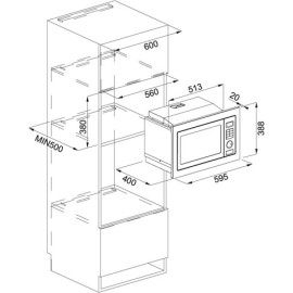 Микроволновая печь FRANKE FMW 250 SM G XS (131.0264.294)